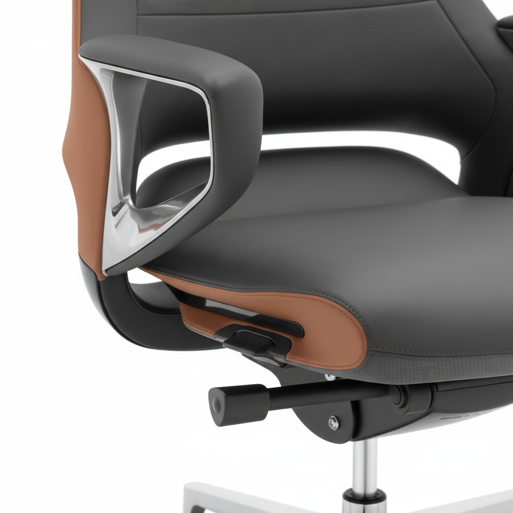 Aluminum Armrest Detail